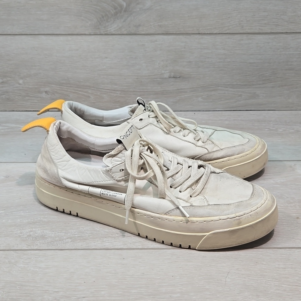 Oncept Women Mod.005 London White Cloud Sneakers Shoes Sz 9